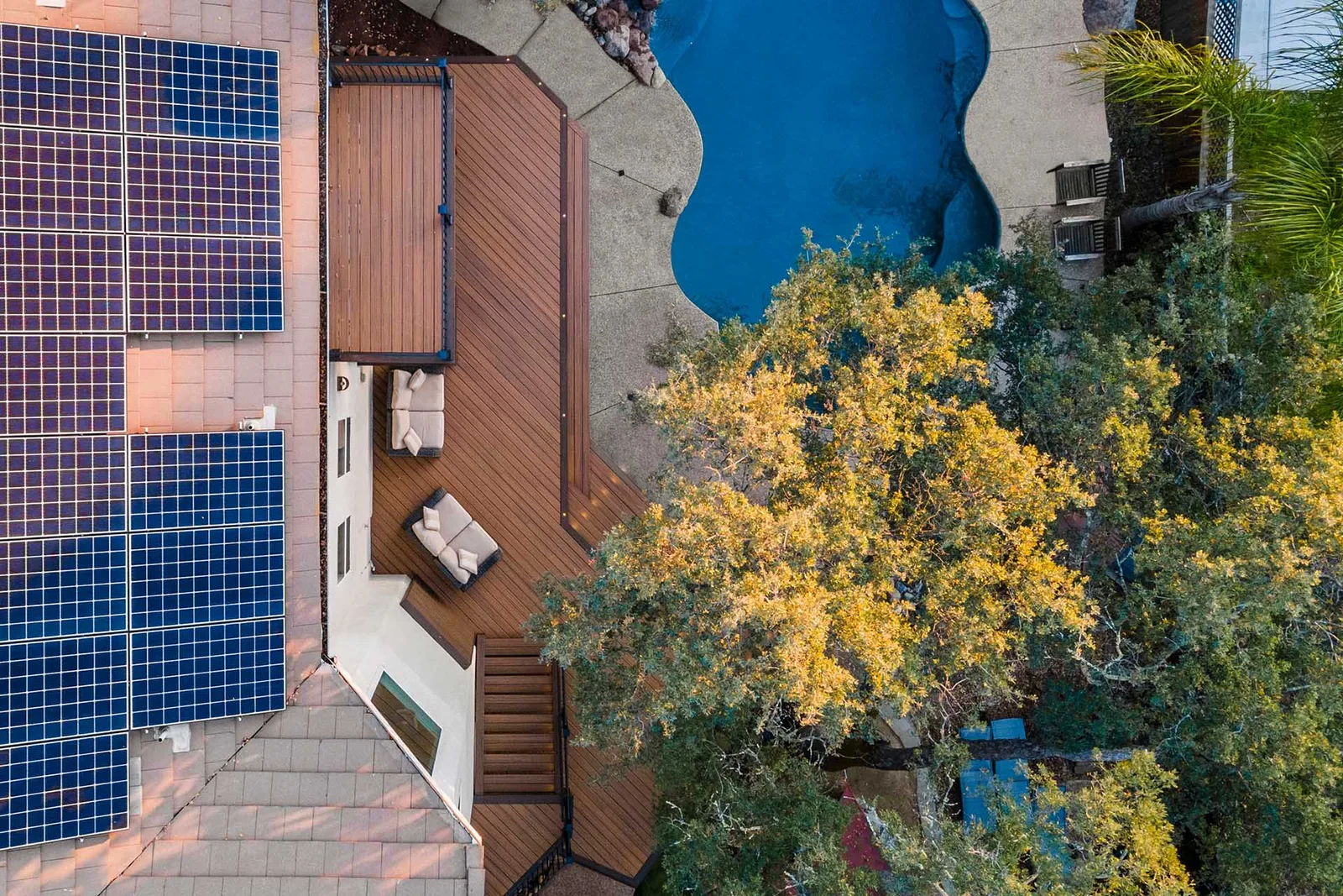 Hot tub deck
